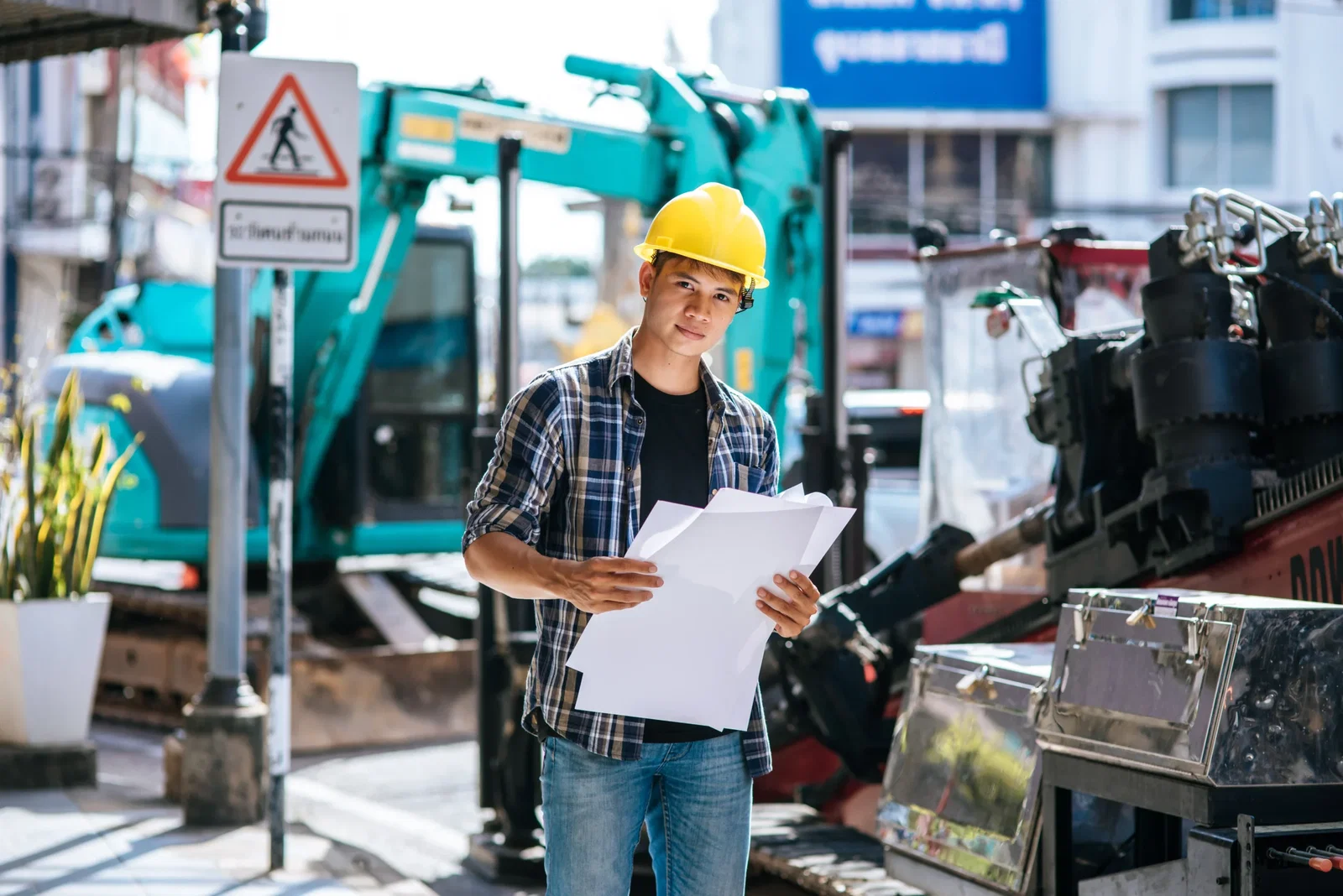 Compact Construction Equipment Visibility