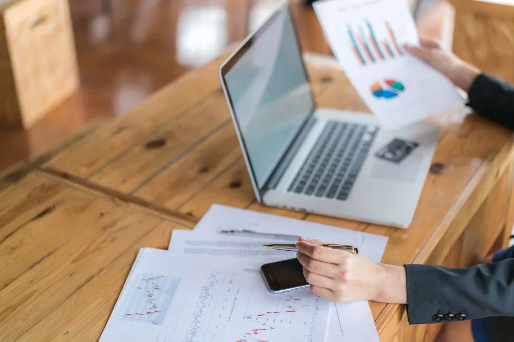 Strategic portfolio audit at Pixerts analyzing industrial UX case study performance metrics.