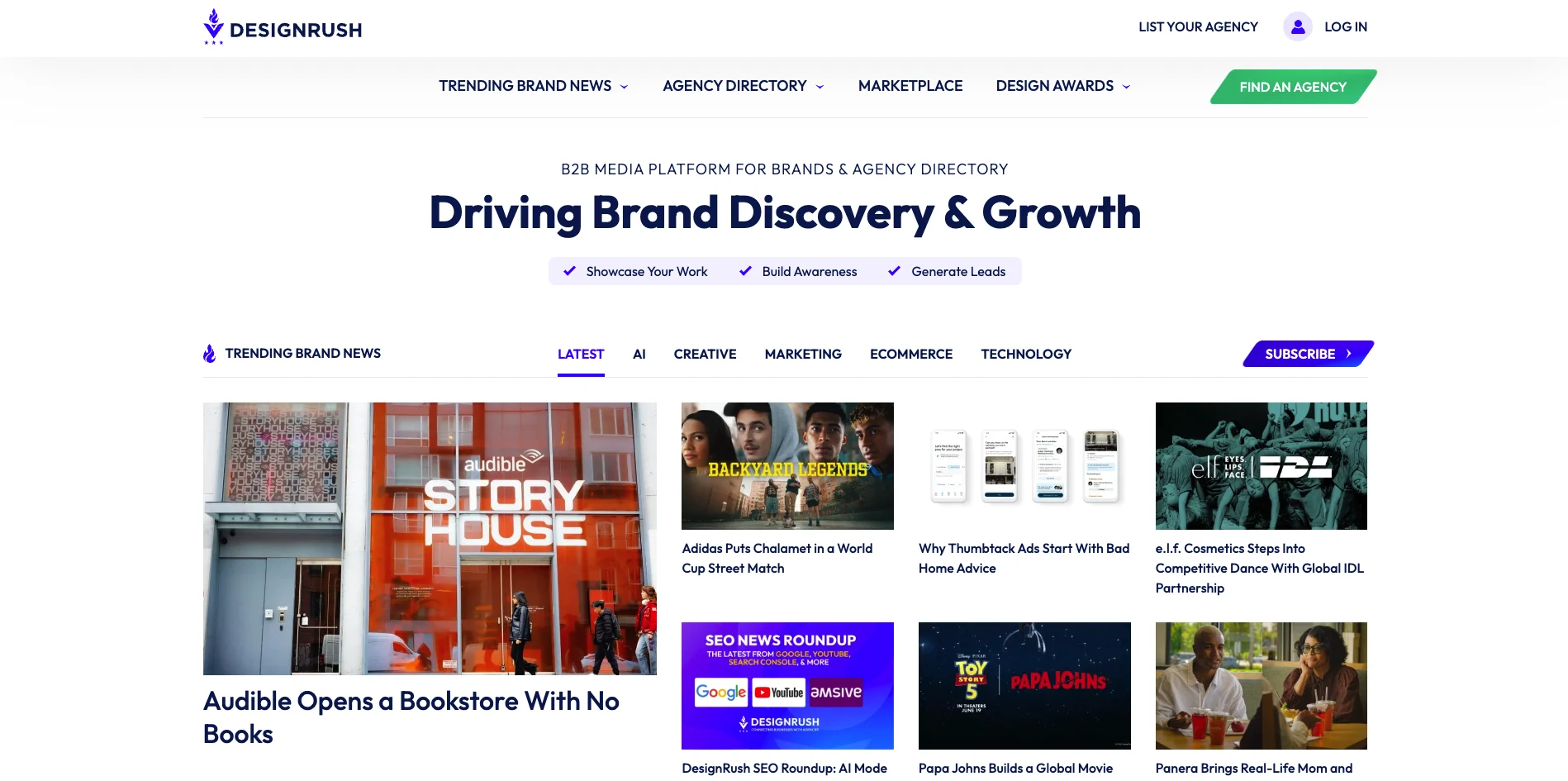 Similar to Clutch, DesignRush is an exceptional platform for discovering specialized agencies. It excels at categorizing firms by their specific tech stacks and industry verticals.