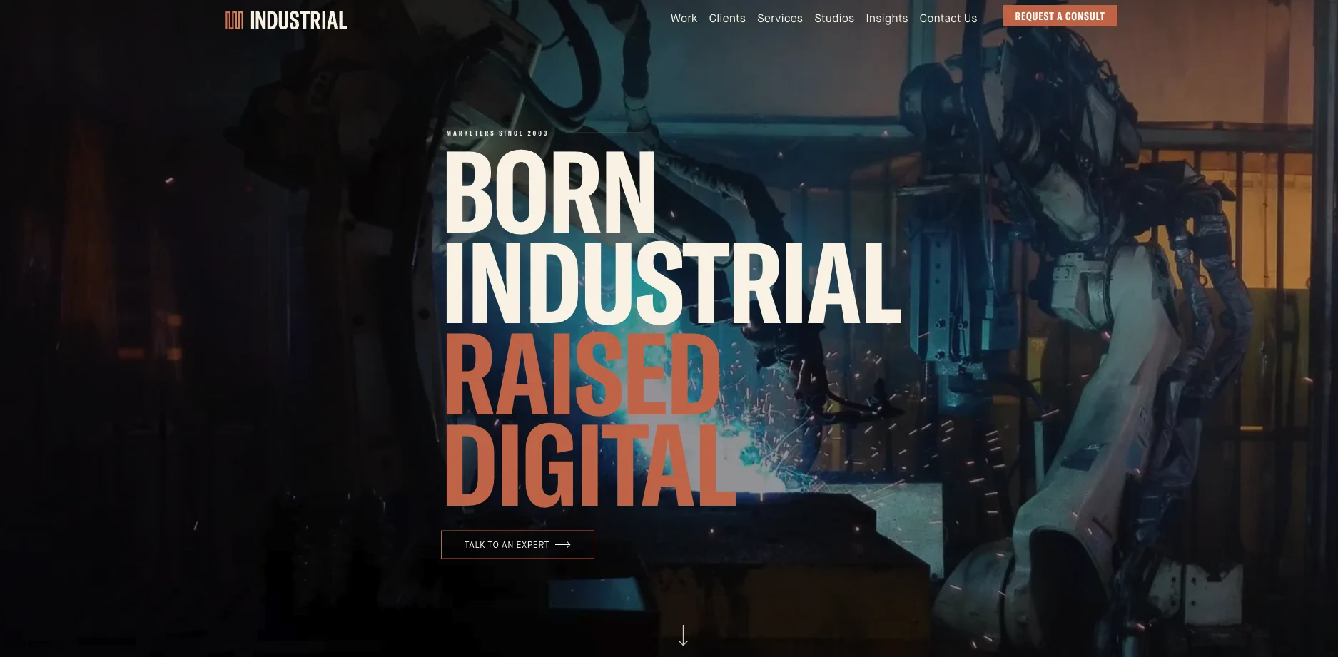 Industrial Strength Marketing focuses heavily on complete corporate identity overhauls and brand authority for B2B industrial companies. They deliver robust, traditional web development alongside strong strategic positioning to elevate heavy manufacturing brands.