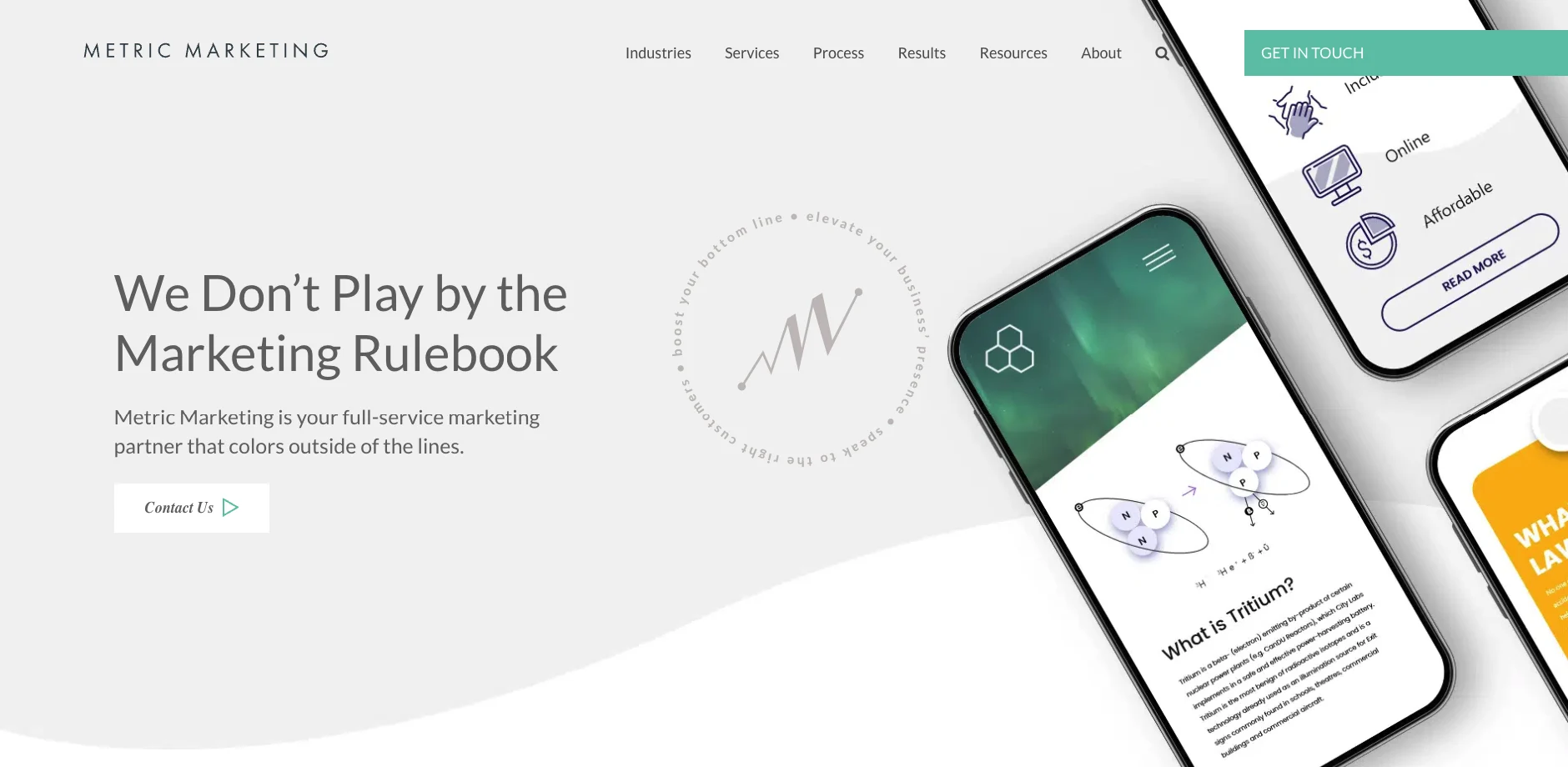 Metric Marketing functions as a highly technical boutique firm that focuses on fixing the broken backend code of industrial websites. They conduct deep site audits to ensure perfect Core Web Vitals and seamless indexation for precision manufacturing companies.