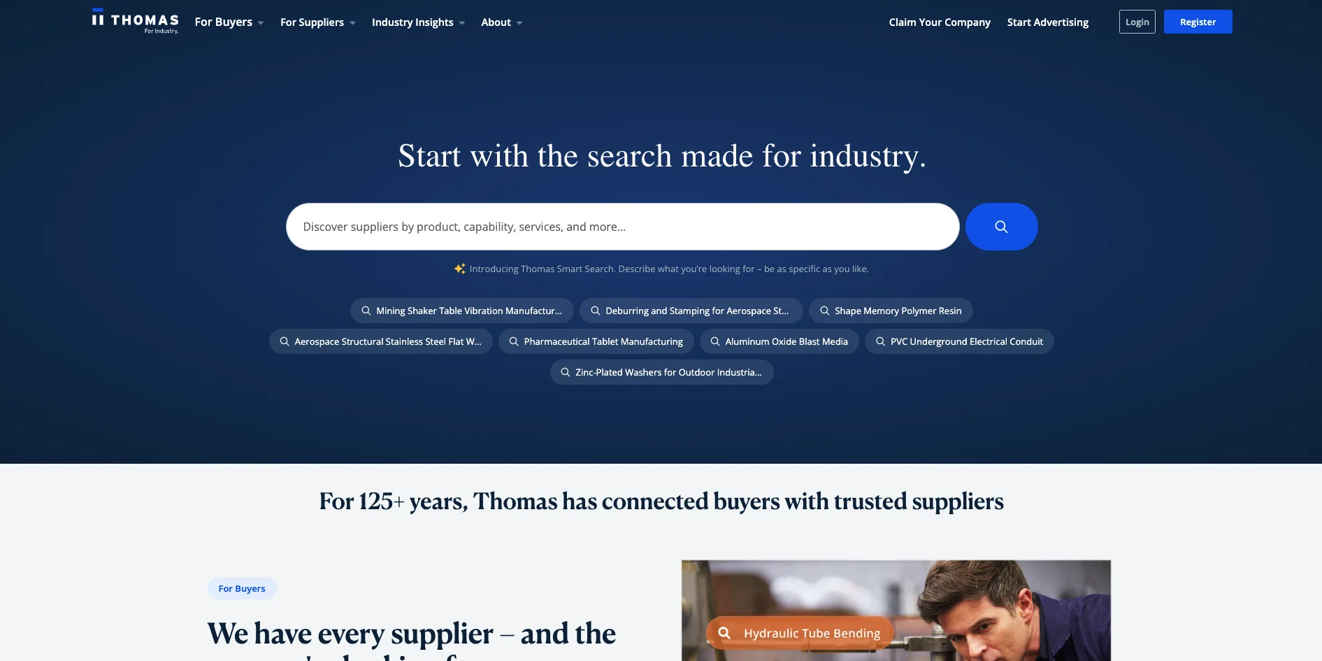 Thomas Marketing Services operates with unparalleled access to buyer behavior data generated within the massive Xometry directory network. They position your brand directly in front of active procurement officers navigating established industrial aggregator platforms.