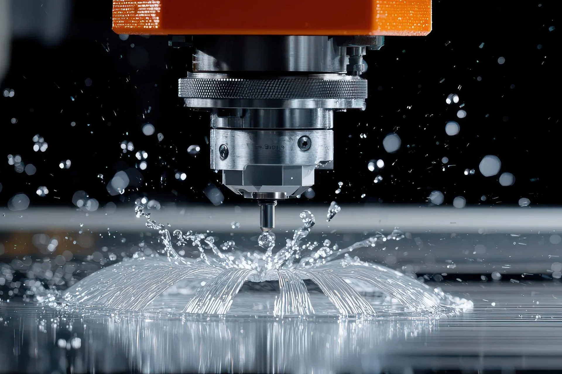 High-precision industrial material cutting process, representing the manufacturing sectors served by Pixerts' B2B industrial web design and industrial SEO.